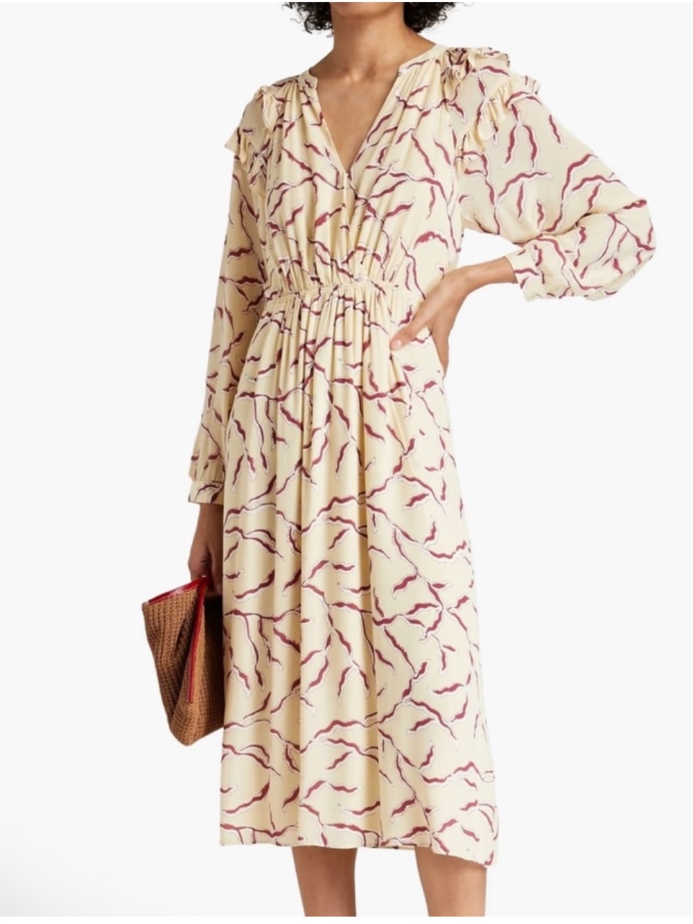 Ba&sh Chelsea midi dress (sz 3/L)